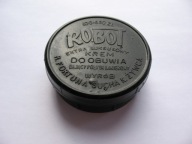 SUCHA BESKIDZKA k/ŻYWIEC KREM DO OBUWIA ROBOT stare PUDEŁKO BAKELIT