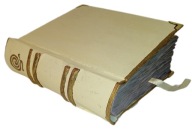 [nr 40] : A6- Mini Księga | 112k Notatnik ecru |80g Rekwizyt | FaeryITEMS