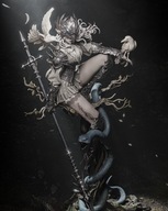 Żywica figurka Królowa Kruków 1/10