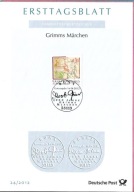 Niemcy 2012 FOLDER FDC literatura bajki Grimm