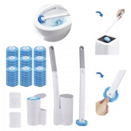 BEZDOTYKOWA SZCZOTKA DO TOALETY WC SYSTEM CLICK + 30 WKŁADÓW HIT Z TIKTOKA