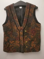 KAMIZELKA WEŁNA BEZRĘKAWNIK R.M/L MONA BOHO HIPPIE