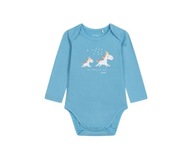 endo Body z długim rękawem dla dziecka z jednorożcem Roz.74 cm wiek 6-9 m-y