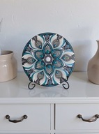 Ręcznie malowana mandala – obrazek 20 cm | Unikalna dekoracja wnętrz 2