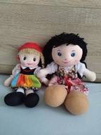 Lalki szmaciane dwie sztuki