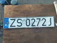 tablica kolekcjonerska rejstracyjna