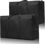 DUŻA TORBA DO PRZECHOWYWANIA 2x WODOODPORNA PODRÓŻNA 180L NA UBRANIA XXL