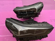 BMW 5 G60 NOWA Lampa Led Shadow Black Przód Maska Zderzak Błotnik - M5 G90