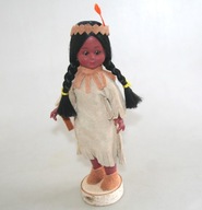 STARA LALKA INDIANKA MAŁA