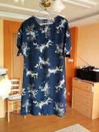 Sukienka w niebieskie motyle MARIE PHILIPE - L/XL