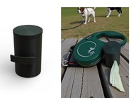 POJEMNIK NA WORECZKI ODCHODY KUPY MULTI BOX DO SMYCZY FLEXI CIEMNO ZIELONY