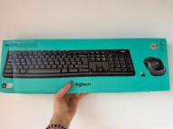 Zestaw klawiatura i mysz Logitech czarny