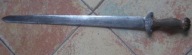 średniowieczny miecz-wielki, oryginalny miecz myśliwski z około 1750 roku