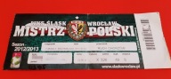 bilet ŚLĄSK Wrocław - RUCH Chorzów 02.09.2012