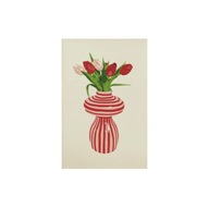 Plakat „Tulips in Stripes” – Minimalistyczny Plakat Artystyczny