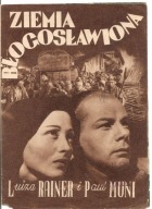 ZIEMIA BŁOGOSŁAWIONA -LUIZA RAINER -film -program kinowy -lata 30-te