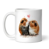 Kubek z świnkami morskimi 330ml, cavia, świnka morska para 3