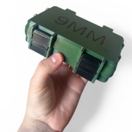 Pudełko na amunicję 9mm | 50 sztuk | druk 3D | PETG