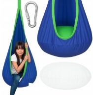 KOKON HUŚTAWKA FOTEL WISZĄCY DLA DZIECI + MOCOWANIE DO POKOJU OGRODU 100KG