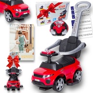 JEŹDZIK PCHACZ CHODZIK AUTKO 3w1 Duży GUMOWE KOŁA Dźwięk NA PREZENT+GRATISY