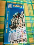 Gliwice stary plan miasta autobusy tramwaje