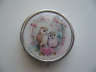 PIGULARZ POJEMNIK NA TABLETKI SOWY SÓWKI NOWY