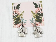 kolczyki ANIOŁY aniołki vntage retro NB161