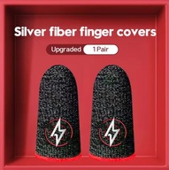 Ochraniacze na palce do gry mobilne rękawice antypoślizgowe (czerwone)