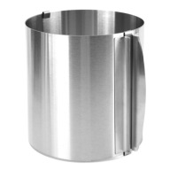 RANT DO TORTU 15 cm REGULOWANY 16-30 cm OBRĘCZ CUKIERNICZA TORTOWNICA STAL