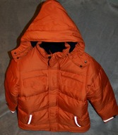 KURTKA CHŁOPIĘCA ZIMOWA POMARAŃCZOWA ROZMIAR 152