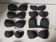 8 szt Lace Up Bra Primark biustonosze samonośne czarne