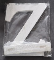 Litera Literka Z drewniana biała wys 28cm