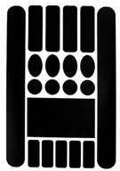 Osłona rany pod łańcuch, naklejka, folia czarna