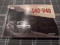 VOLVO S40 / V40 Instrukcja Obsługi Książka 1998
