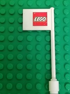 LEGO ELEMENT FLAGA NA MASZCIE LOGO LEGO 3596pb03