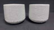 2 x ceramiczne kubki wazoniki przyborniki design