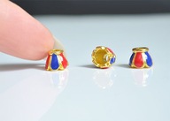 MISECZKA ozdobna otwór drogocenna EMALIA Cloisonne