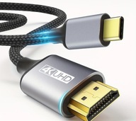 Kabel przejściówka adapter USB-C usb typ c 3.1 na HDMI HDTV 4K UHD 1m