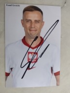 Zdjęcie 10x15 autograf Polska Kamil Grosicki Euro 2024