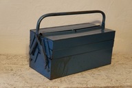 Skrzynka narzędziowa metalowa z uchwytem do przenoszenia