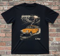 T-shirt z małym Fiatem Maluchem Maluch Fiat 126P Rozmiary w opisie