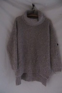 SWETER GOLF DLA PANI PUSZYSTEJ CIEPŁY ROZM M