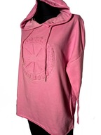 Różowa bluzka bluza z kapturem długi rękaw 100% cotton r. XL