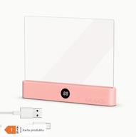 LAMPKA DO CZYTANIA KSIĄŻEK 2W1 USB 3 TRYBY DO ŁÓŻKA LED RÓŻOWA