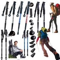 KIJE KIJKI TREKKINGOWE DO CHODZENIA NORDIC WALKING REGULOWANE SKŁADANE 2SZT