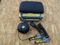 PODUSZKI AIRBAG NAPINACZE ZAŚLEPKA KOMPLET BMW X5 E53 LCI LIFT