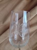 Szklanki kryształowe lata 80-te 3 szt.