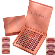 Zestaw 6 kolorów błyszczyków do ust, błyszczyk do ust, płynna szminka