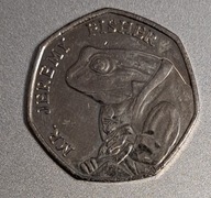 Wielka Brytania 50 pensów 2017r. Jeremy Fisher BCM