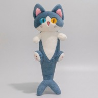 Kot Kawaii Rekin Ogon 50 cm Pluszak Shark Cat Maskotka Poduszka